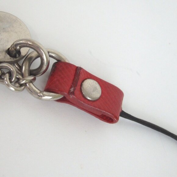 Authentic PRADA Teddy Bear 2008 Cell phone strap metal [Used] - Picture 4 of 9